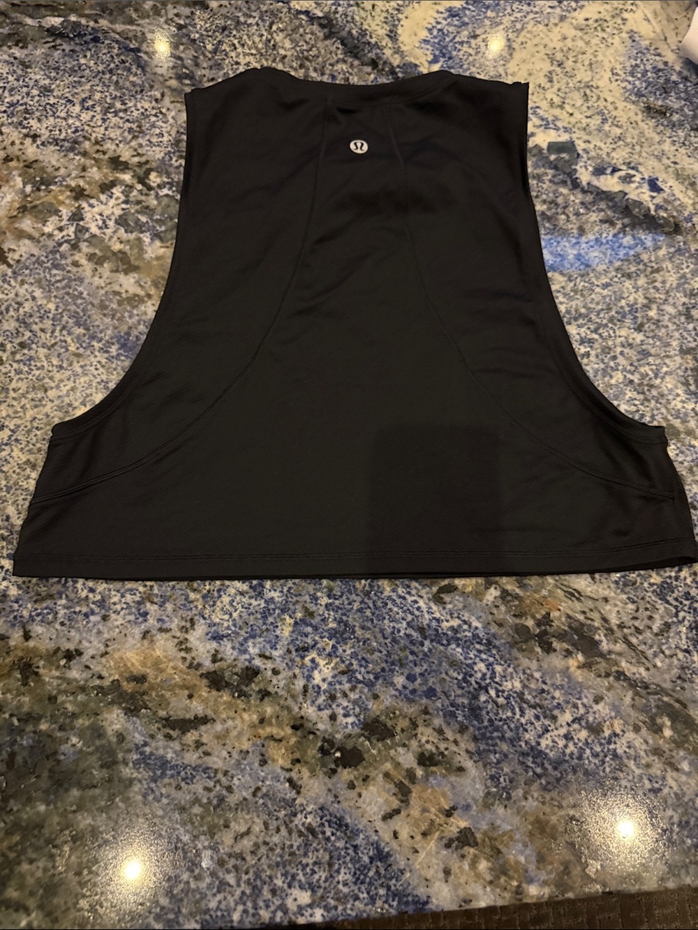 Lululemon Black Athletic Crop Tank
